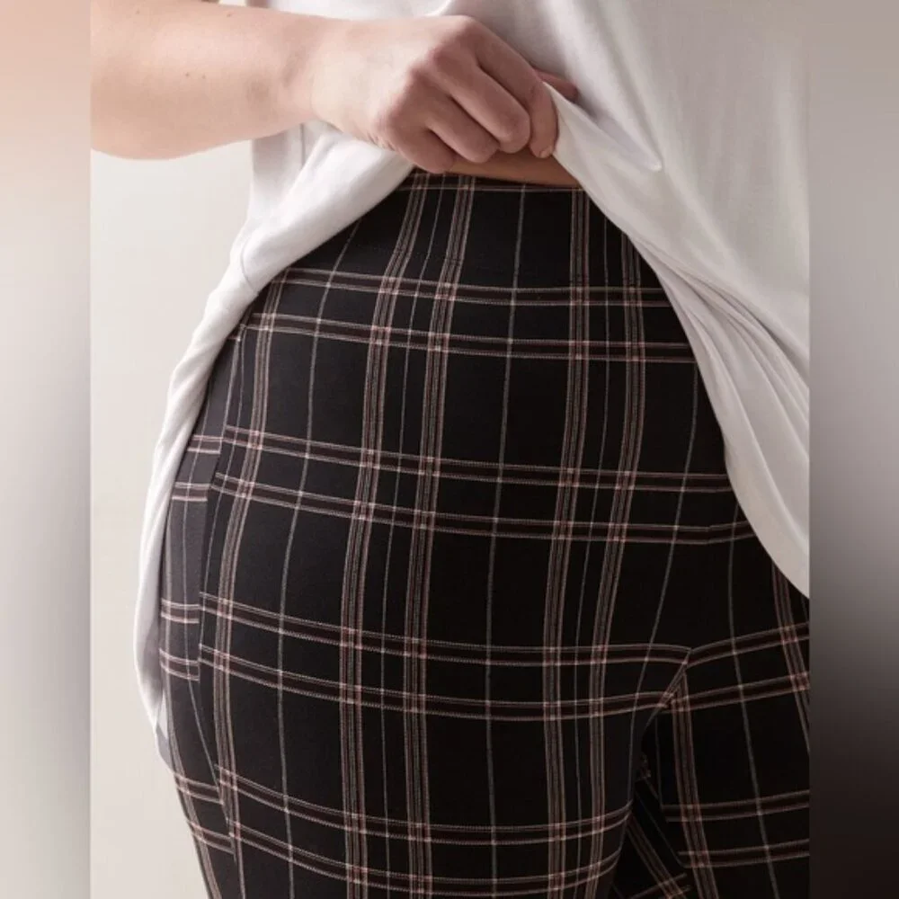 Pennington’s Fashion Plaid-Printed Leggings - In Every Story Size 2x - Picture 4 of 12